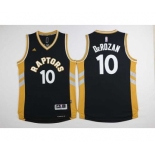 nba jersey toronto raptors #10 derozan black-yellow[2016 new]