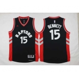 nba jersey toronto raptors #15 bennett black[2016 new][bennett]