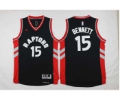 nba jersey toronto raptors #15 bennett black[2016 new][bennett]