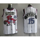 nba jersey toronto raptors #15 carter white