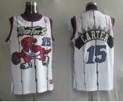 nba jersey toronto raptors #15 carter white