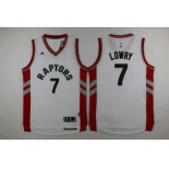 nba jersey toronto raptors #7 lowry white[2016 new]