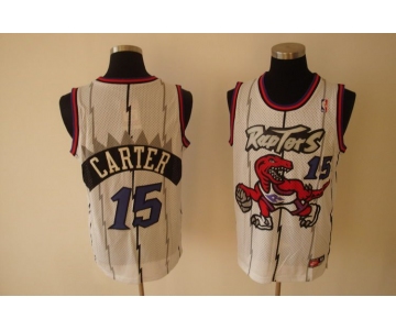 nba toronto raptors #15 carter white(fans edition)