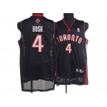 nba toronto raptors #4 chris bosh black