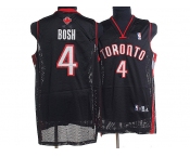 nba toronto raptors #4 chris bosh black