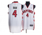 nba toronto raptors #4 chris bosh white