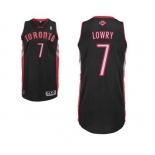 nba toronto raptors #7 lowry black[revolution 30 swingman]