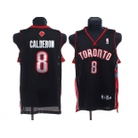 nba toronto raptors #8 jose calderon black