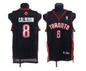 nba toronto raptors #8 jose calderon black