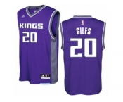 Men Adidas Sacramento Kings #20 Harry Giles Swingman Purple Road NBA Jersey