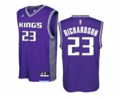 Men Adidas Sacramento Kings #23 Malachi Richardson Swingman Purple Road NBA Jersey