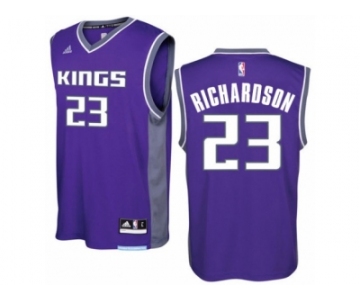 Men Adidas Sacramento Kings #23 Malachi Richardson Swingman Purple Road NBA Jersey