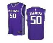 Men Adidas Sacramento Kings #50 Zach Randolph Swingman Purple Road NBA Jersey