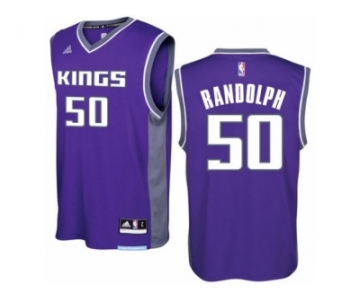 Men Adidas Sacramento Kings #50 Zach Randolph Swingman Purple Road NBA Jersey