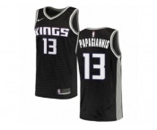 Men Nike Sacramento Kings #13 Georgios Papagiannis Authentic Black NBA Jersey Statement Edition