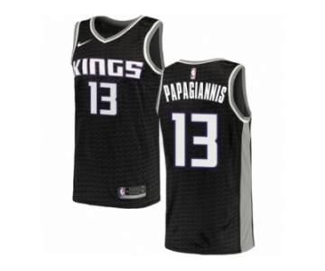 Men Nike Sacramento Kings #13 Georgios Papagiannis Authentic Black NBA Jersey Statement Edition