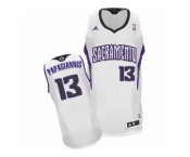 Men's Adidas Sacramento Kings #13 Georgios Papagiannis Swingman White Home NBA Jersey