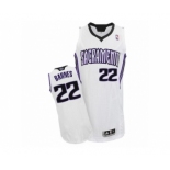 Men's Adidas Sacramento Kings #22 Matt Barnes Authentic White Home NBA Jersey