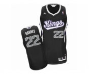 Men's Adidas Sacramento Kings #22 Matt Barnes Swingman Black Alternate NBA Jersey