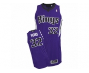 Men's Adidas Sacramento Kings #32 Tyreke Evans Authentic Purple Road NBA Jersey