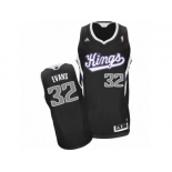 Men's Adidas Sacramento Kings #32 Tyreke Evans Swingman Black Alternate NBA Jersey