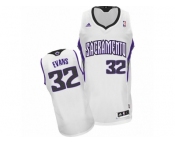 Men's Adidas Sacramento Kings #32 Tyreke Evans Swingman White Home NBA Jersey