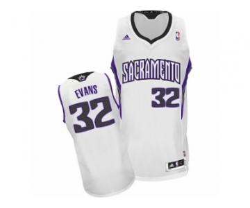 Men's Adidas Sacramento Kings #32 Tyreke Evans Swingman White Home NBA Jersey