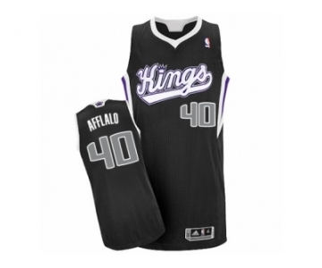 Men's Adidas Sacramento Kings #40 Arron Afflalo Authentic Black Alternate NBA Jersey