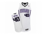 Men's Adidas Sacramento Kings #40 Arron Afflalo Authentic White Home NBA Jersey