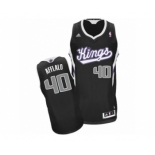 Men's Adidas Sacramento Kings #40 Arron Afflalo Swingman Black Alternate NBA Jersey