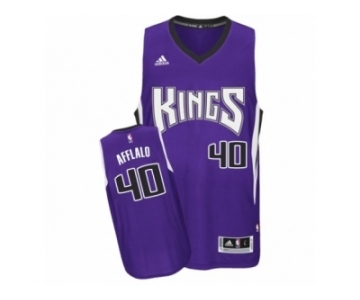 Men's Adidas Sacramento Kings #40 Arron Afflalo Swingman Purple Road NBA Jersey