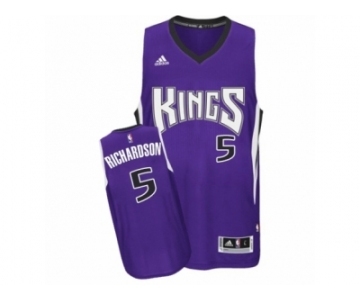 Men's Adidas Sacramento Kings #5 Malachi Richardson Swingman Purple Road NBA Jersey