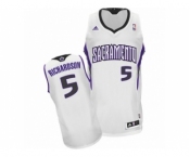 Men's Adidas Sacramento Kings #5 Malachi Richardson Swingman White Home NBA Jersey