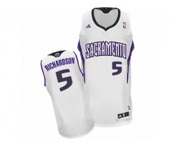 Men's Adidas Sacramento Kings #5 Malachi Richardson Swingman White Home NBA Jersey