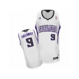 Men's Adidas Sacramento Kings #9 Langston Galloway Swingman White Home NBA Jersey