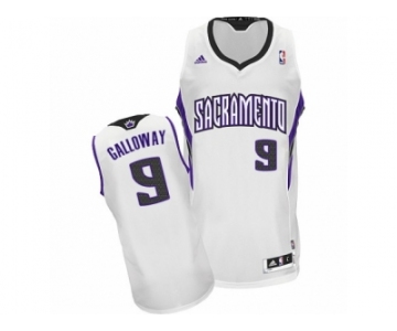 Men's Adidas Sacramento Kings #9 Langston Galloway Swingman White Home NBA Jersey