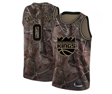 Men's Nike Sacramento Kings #0 Willie Cauley-Stein Swingman Camo Realtree Collection NBA Jersey