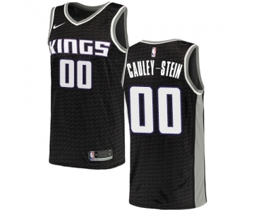 Men's Nike Sacramento Kings #00 Willie Cauley-Stein Authentic Black NBA Jersey Statement Edition