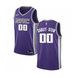 Men's Nike Sacramento Kings #00 Willie Cauley-Stein Swingman Purple Road NBA Jersey - Icon Edition