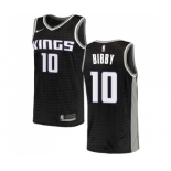 Men's Nike Sacramento Kings #10 Mike Bibby Swingman Black NBA Jersey Statement Edition