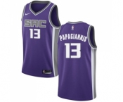 Men's Nike Sacramento Kings #13 Georgios Papagiannis Swingman Purple Road NBA Jersey - Icon Edition