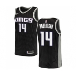 Men's Nike Sacramento Kings #14 Oscar Robertson Swingman Black NBA Jersey Statement Edition