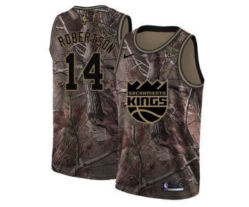 Men's Nike Sacramento Kings #14 Oscar Robertson Swingman Camo Realtree Collection NBA Jersey