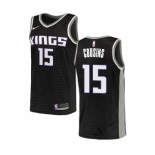 Men's Nike Sacramento Kings #15 DeMarcus Cousins Authentic Black NBA Jersey Statement Edition