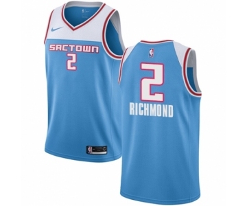 Men's Nike Sacramento Kings #2 Mitch Richmond Swingman Blue NBA Jersey - 2018-19 City Edition