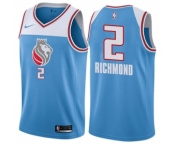 Men's Nike Sacramento Kings #2 Mitch Richmond Swingman Blue NBA Jersey - City Edition