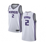 Men's Nike Sacramento Kings #2 Mitch Richmond Swingman White NBA Jersey - Association Edition