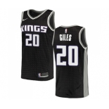 Men's Nike Sacramento Kings #20 Harry Giles Swingman Black NBA Jersey Statement Edition