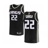 Men's Nike Sacramento Kings #22 Bruno Caboclo Authentic Black NBA Jersey Statement Edition