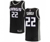 Men's Nike Sacramento Kings #22 Bruno Caboclo Authentic Black NBA Jersey Statement Edition